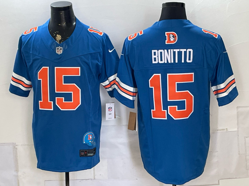 Men 2026 Denver Broncos #15 Bonitto blue Nike Limited NFL Jersey 0804001->new york giants->NFL Jersey